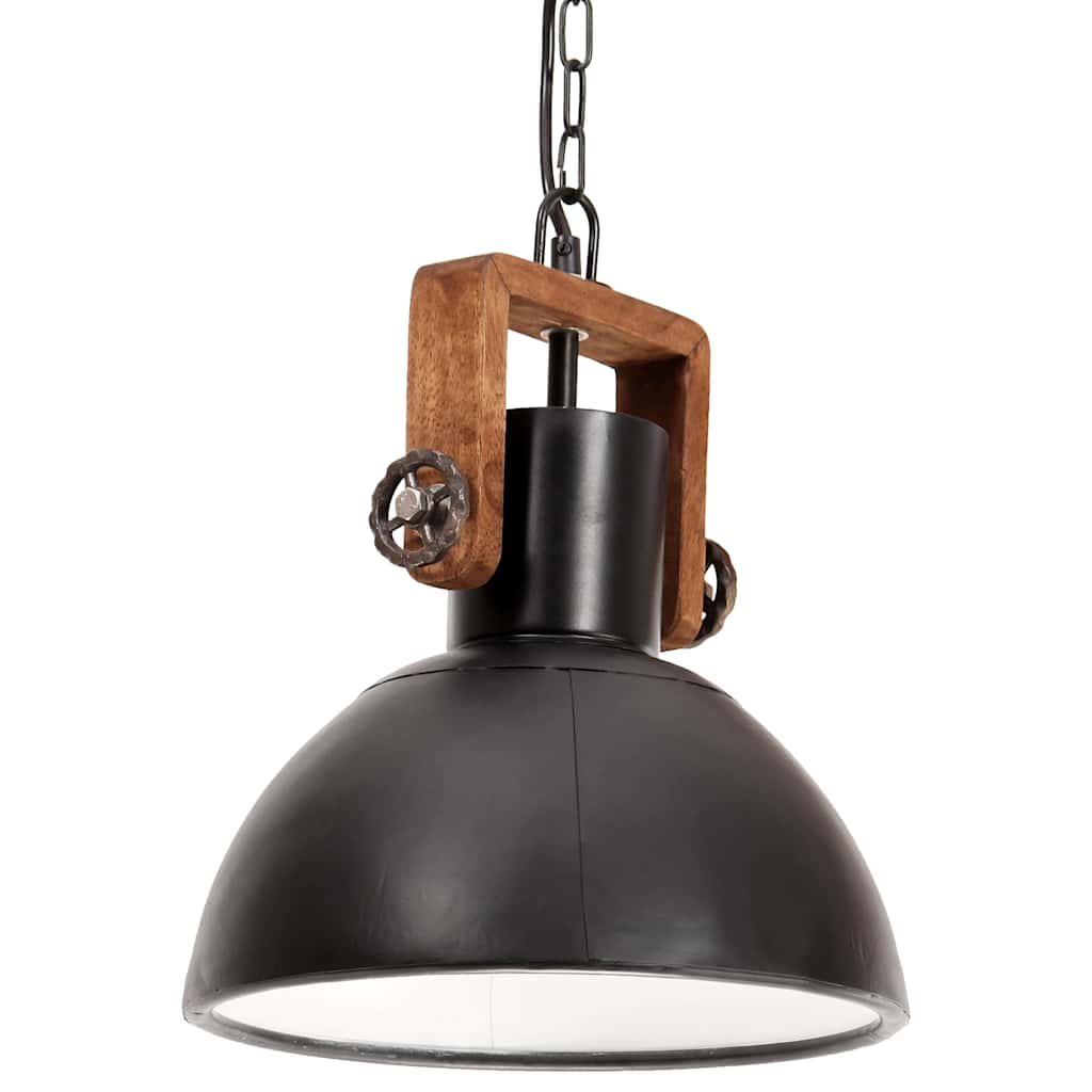 Vidaxx Hängelampe Industrie rund 25 W E27 30 cm schwarz