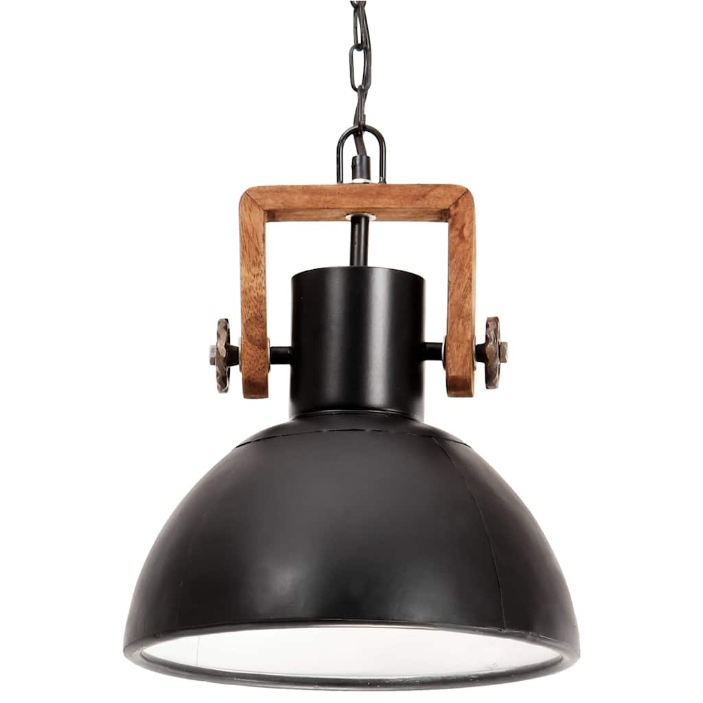 Vidaxx Hängelampe Industrie rund 25 W E27 30 cm schwarz