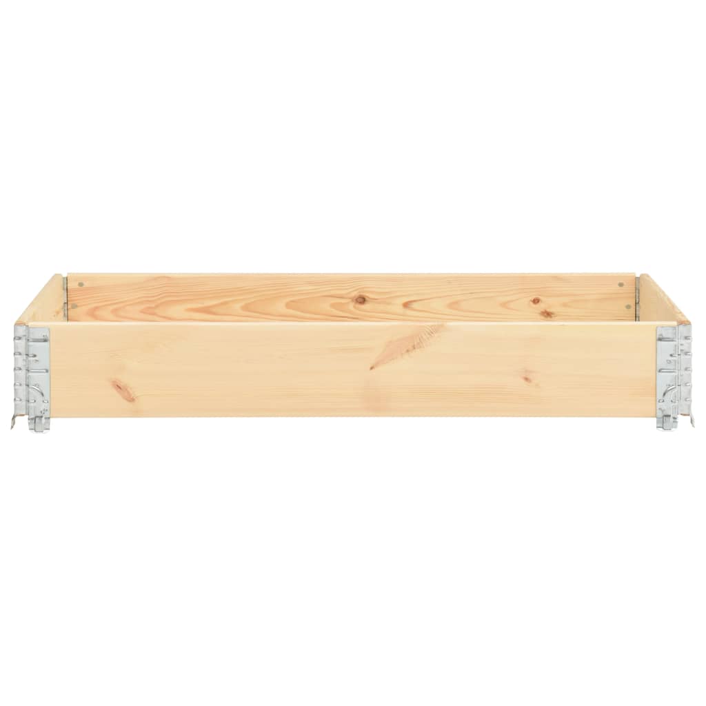 Vidaxx erhöhter Pflanzkasten 50x150 cm aus massivem Kiefernholz