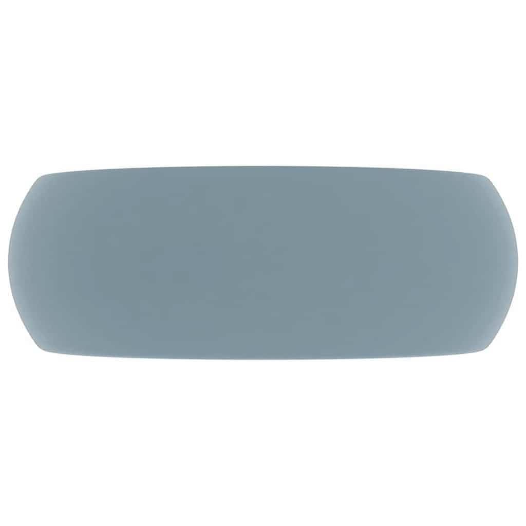 Vidaxl Washbeasin rund 40x15 cm Keramik Matt hellblau