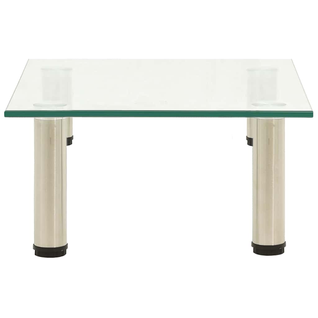 Vidaxl tv-meubel 40x35x17 cm gehard glas transparant