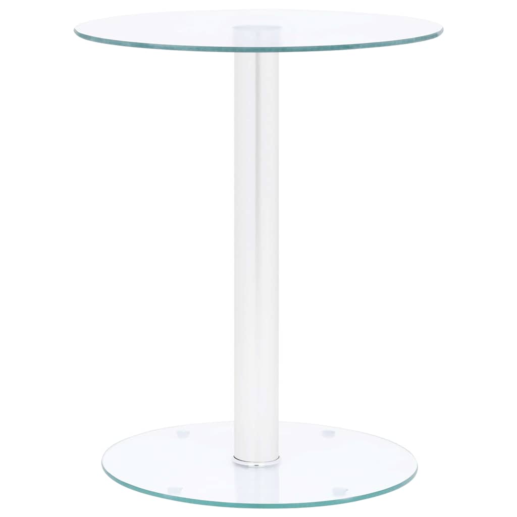 Vidaxl salontafel 40 cm gehard glas transparant