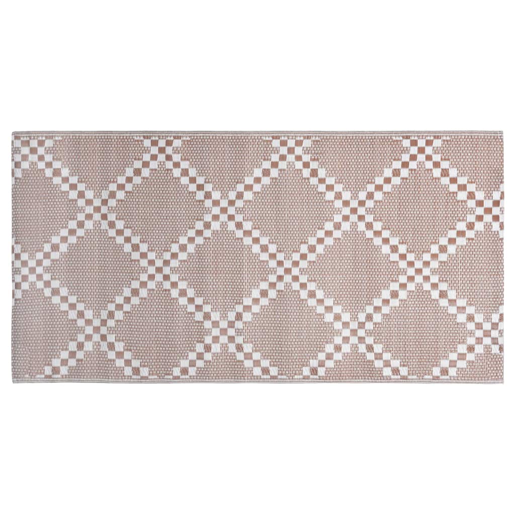 Vidaxl außerhalb des Teppichs Arakil 160x230 cm pp Brown
