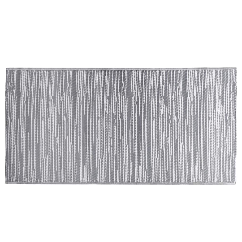Vidaxl außerhalb des Teppichs Arakil 80x150 cm pp grau