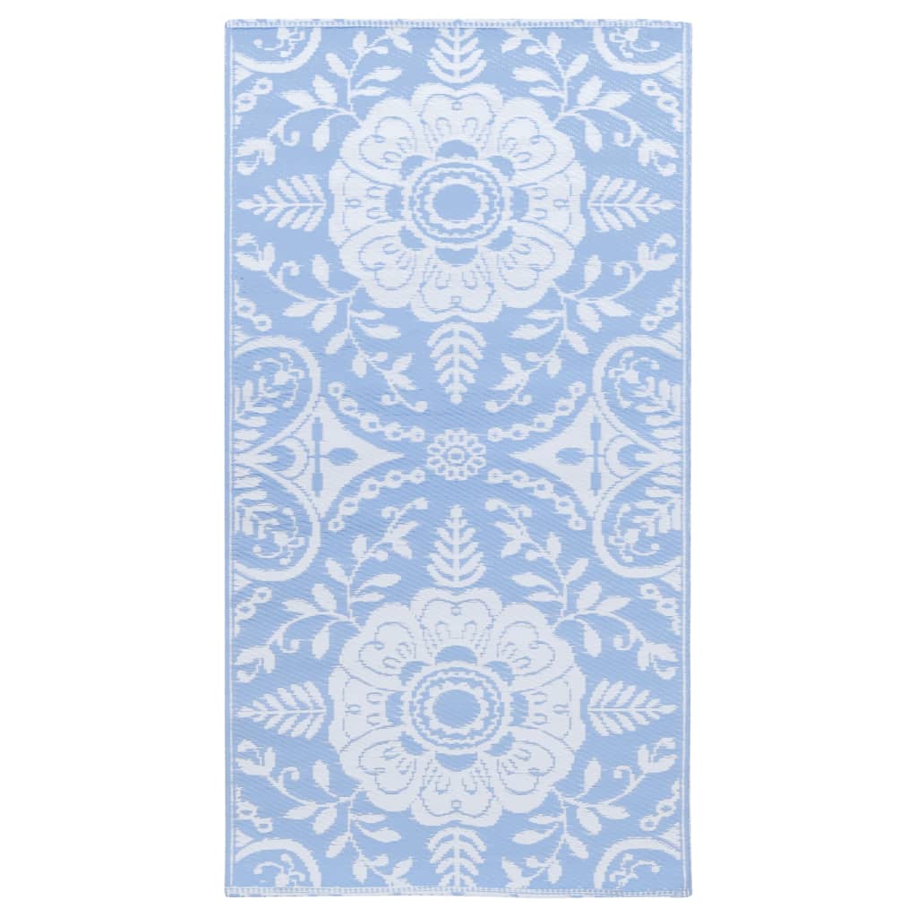 Vidaxl außerhalb des Teppichs Arakil 80x150 cm pp Babyblau