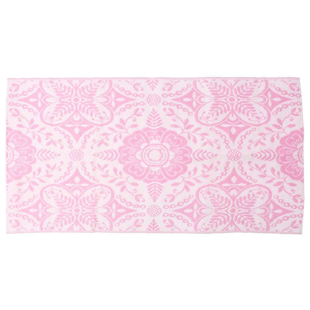 VIDAXL Outside Teppich Arakil 120x180 cm pp Pink