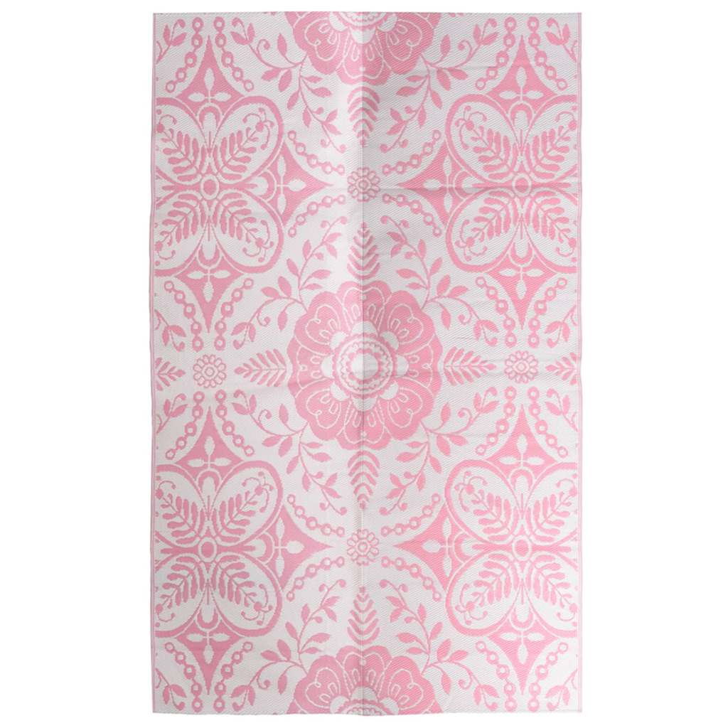 Vidaxl außerhalb des Teppichs Aakil 160x230 cm pp Pink