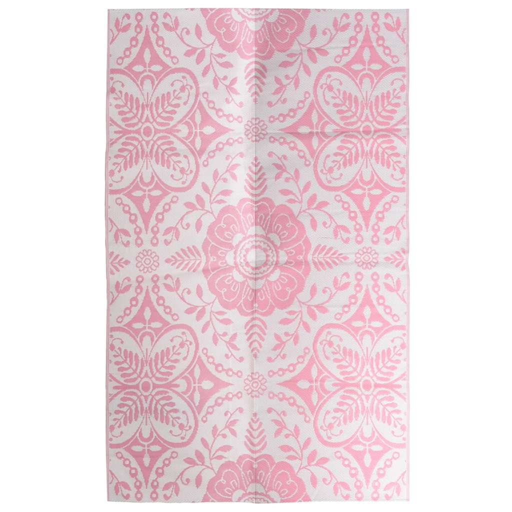 Vidaxl außerhalb des Teppichs Aakil 160x230 cm pp Pink