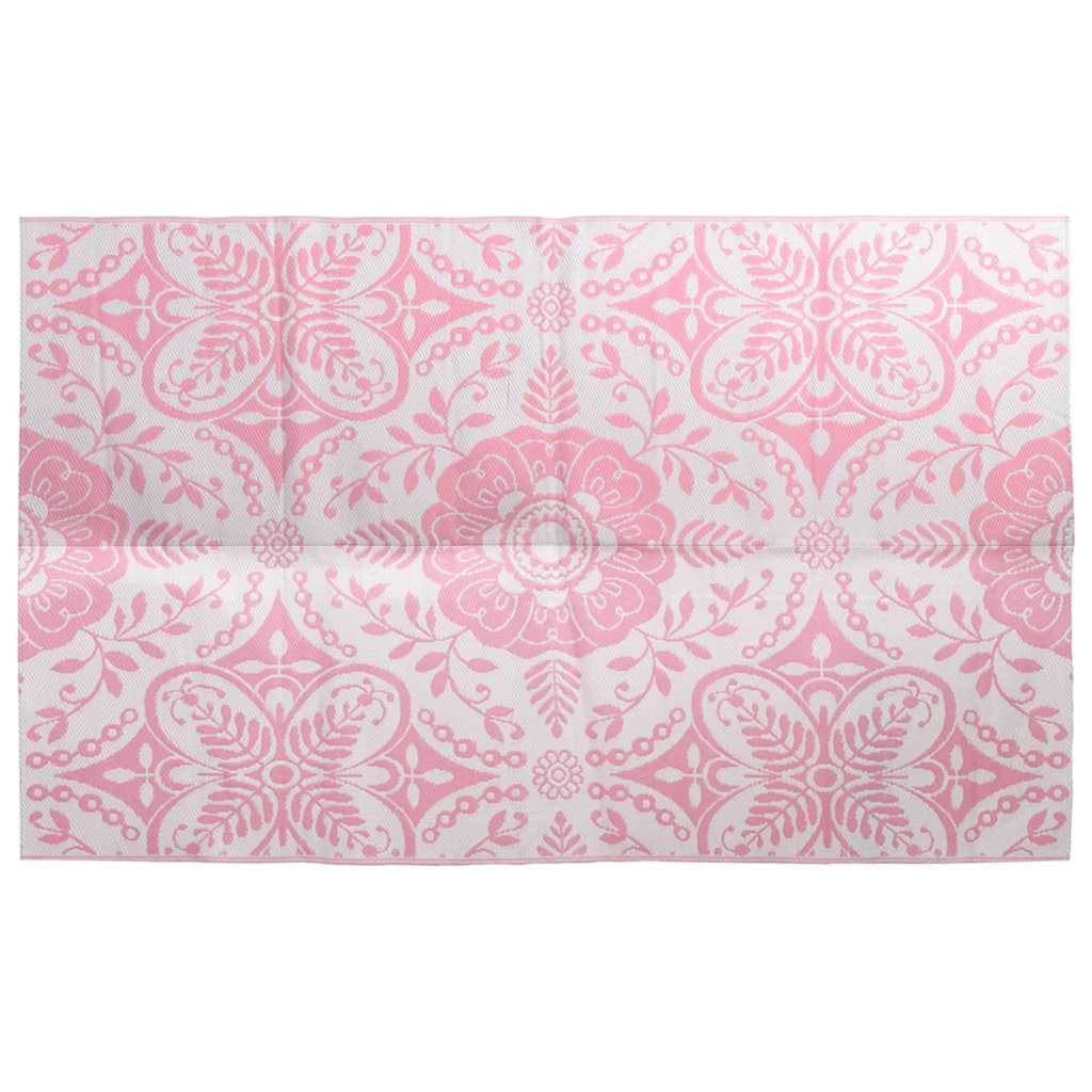 Vidaxl außerhalb des Teppichs Aakil 160x230 cm pp Pink