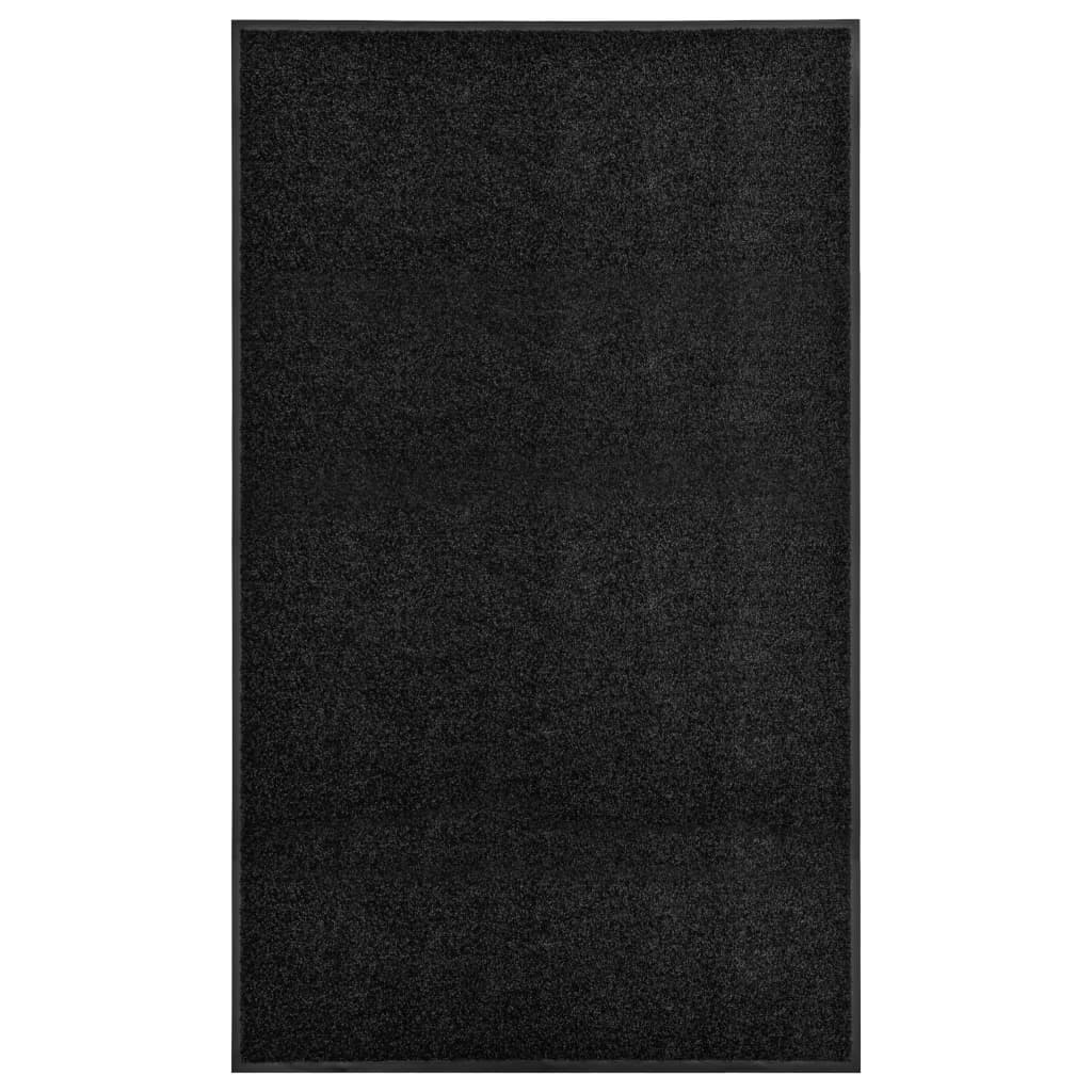 Vidaxx Fußmatte waschbar 90x150 cm schwarz