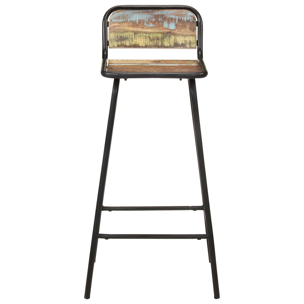 Vidaxl barstoelen 4 st massief gerecycled hout
