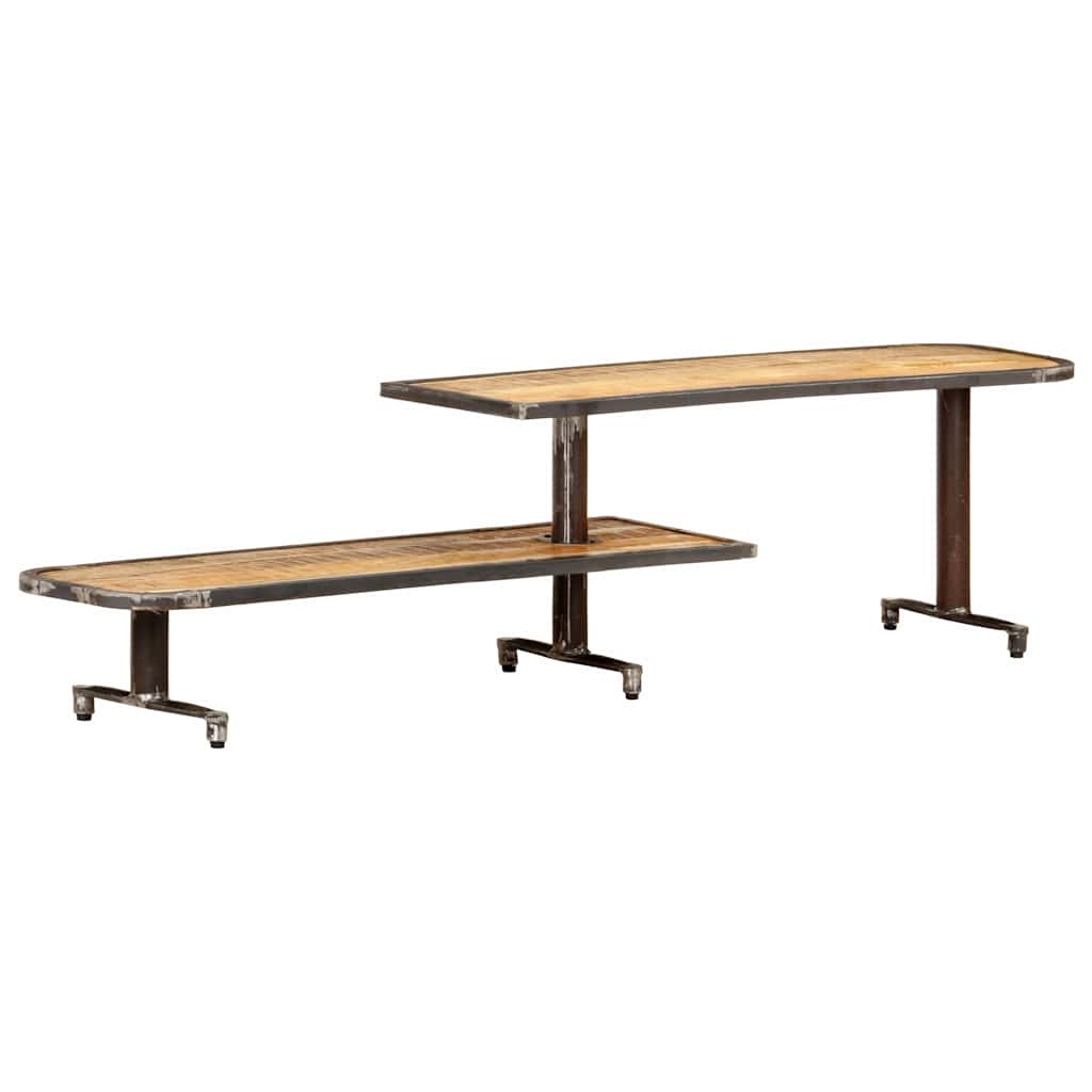 Vidaxl tv-meubel 160x30x40 cm massief mangohout