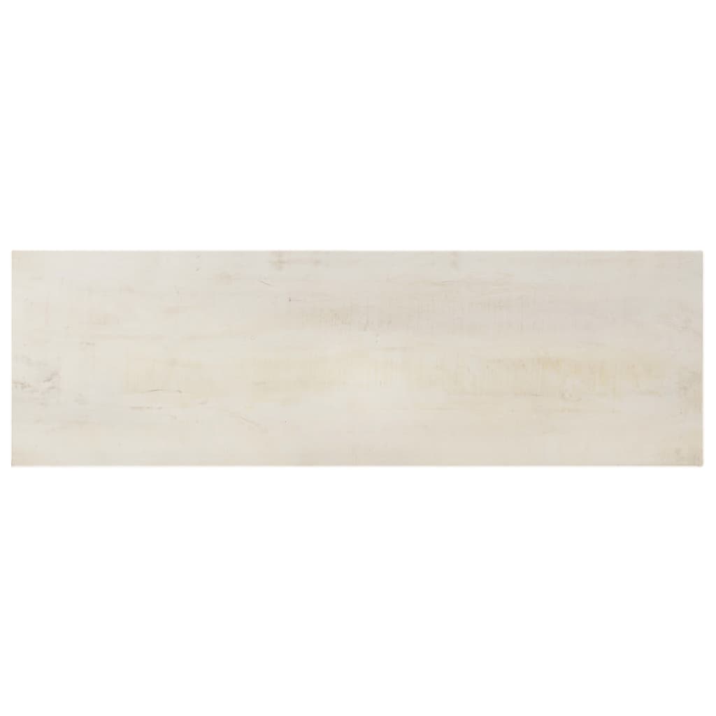 Vidaxl wandtafel 115x35x77 cm ruw mangohout wit