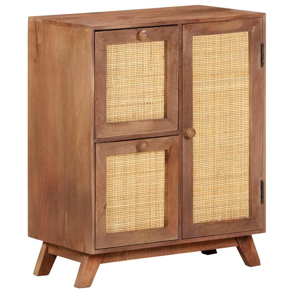 Vidaxl dressoir 60x35x75 cm massief mangohout