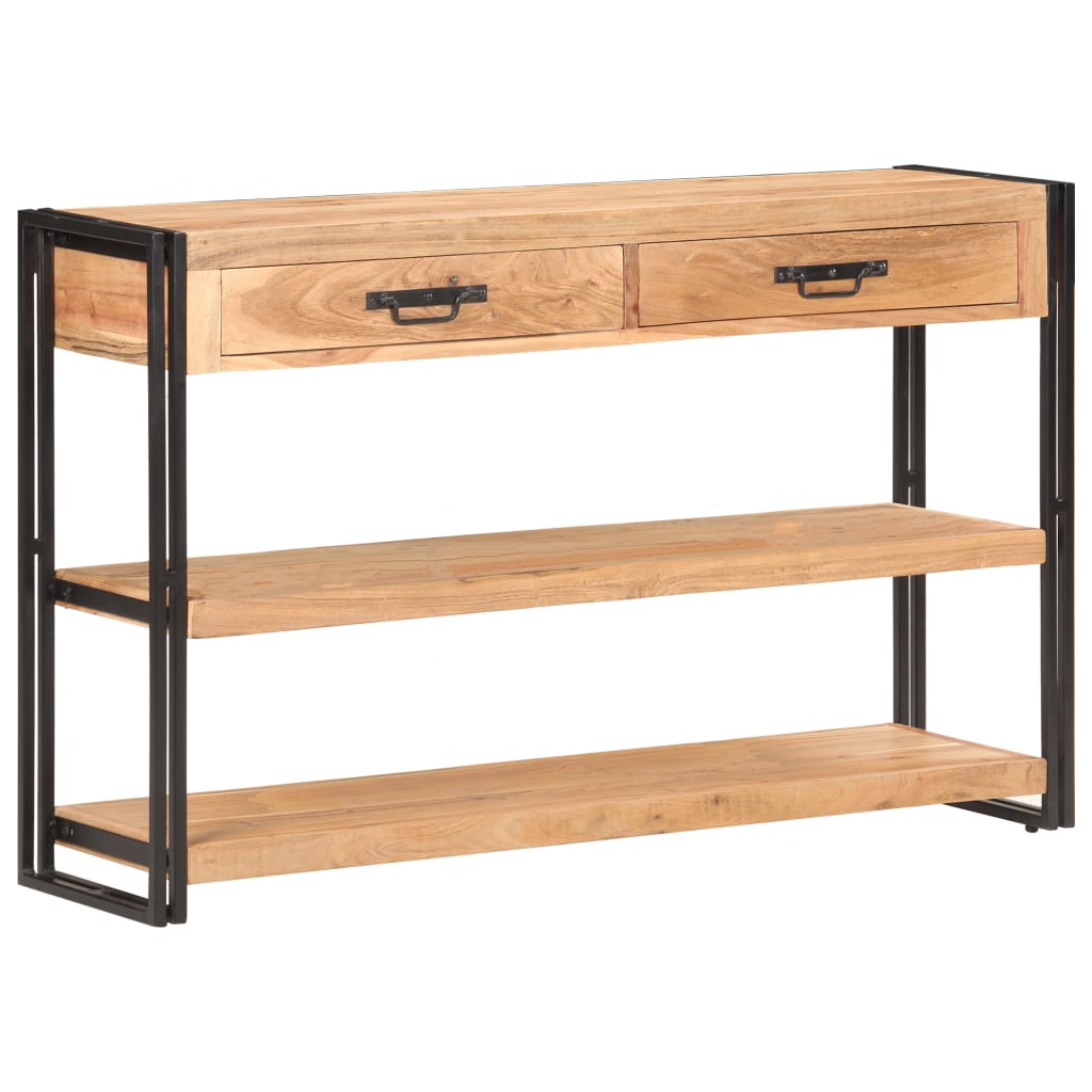 Vidaxl dressoir 120x30x75 cm massief acaciahout
