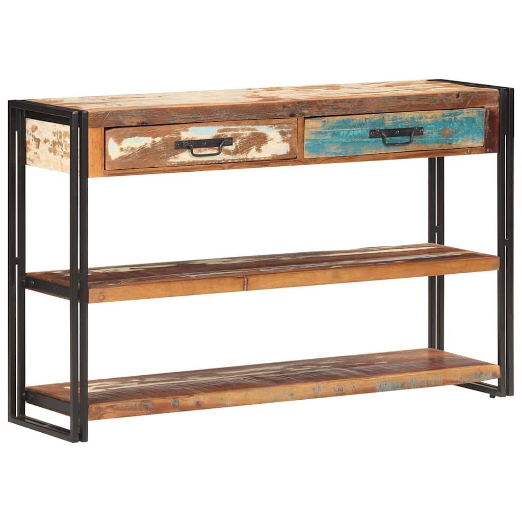 Vidaxl dressoir 120x30x75 cm massief gerecycled hout