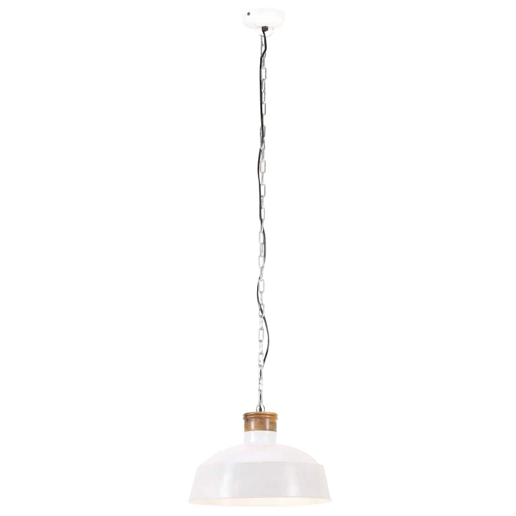 Vidaxl Hanging Lamp Industrial E27 58 cm Weiß