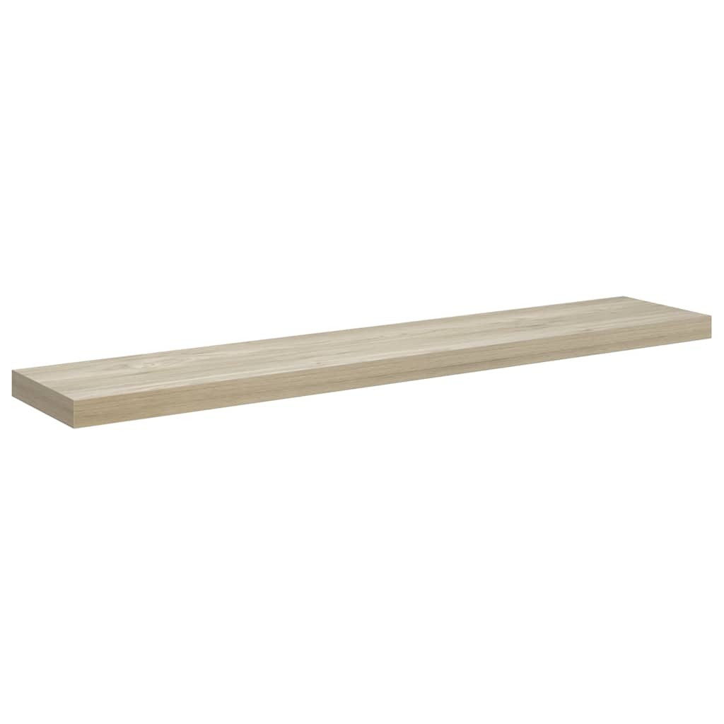 Vidaxl wandschap zwevend 120x23,5x3,8 cm mdf eikenkleurig