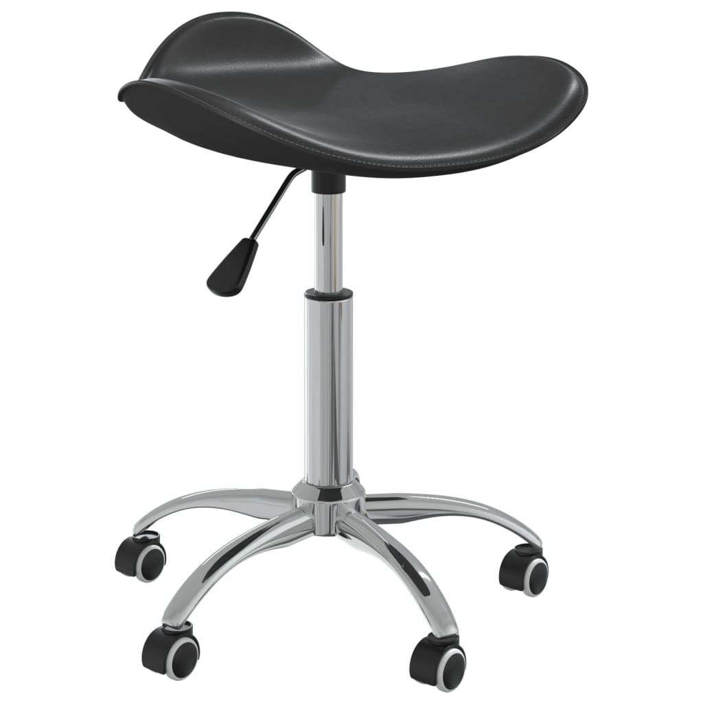 VidaXL Salonhocker schwarzes Kunstleder
