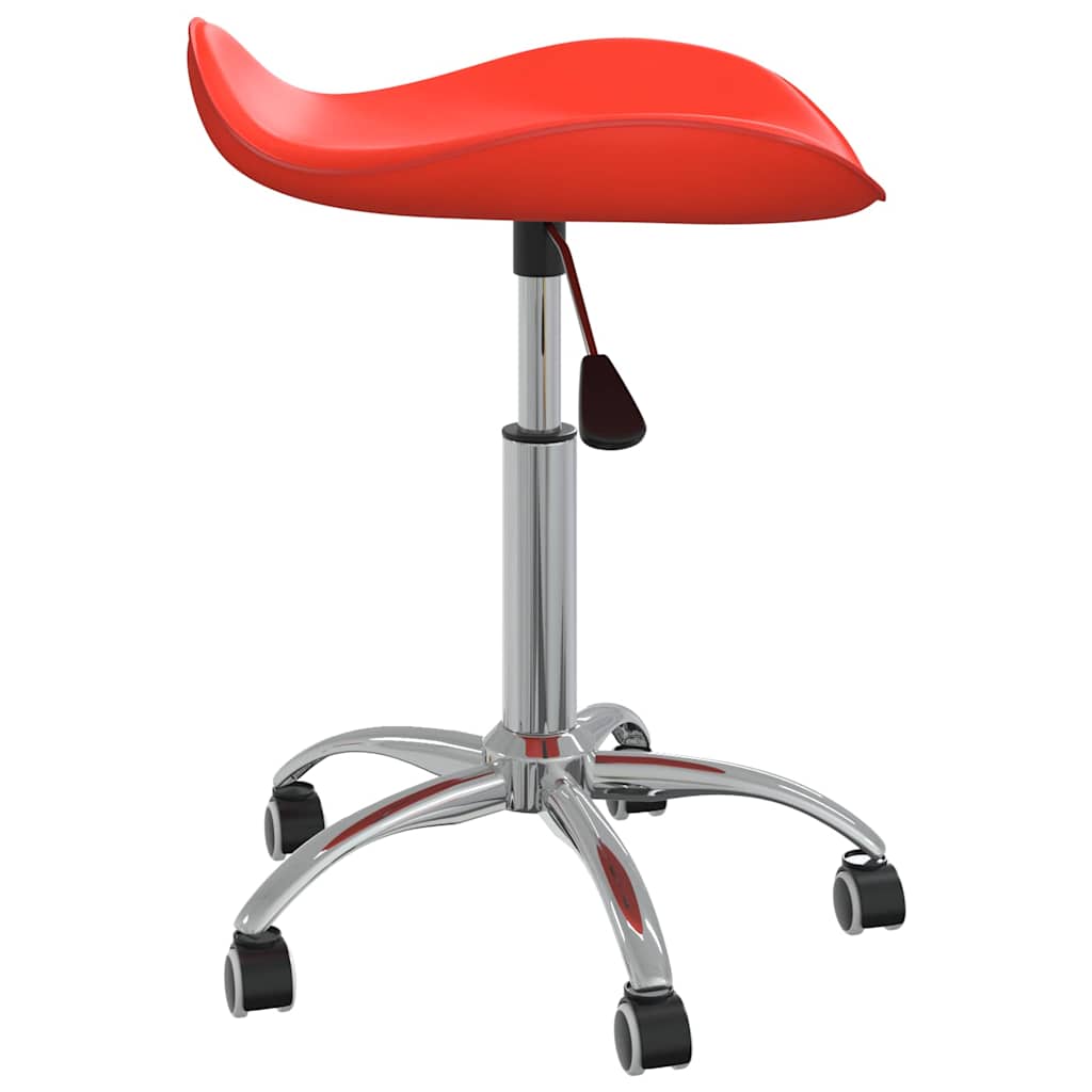 VidaXL Salonhocker Kunstleder rot