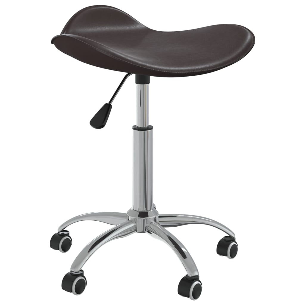 VidaXL Salonhocker Kunstleder braun
