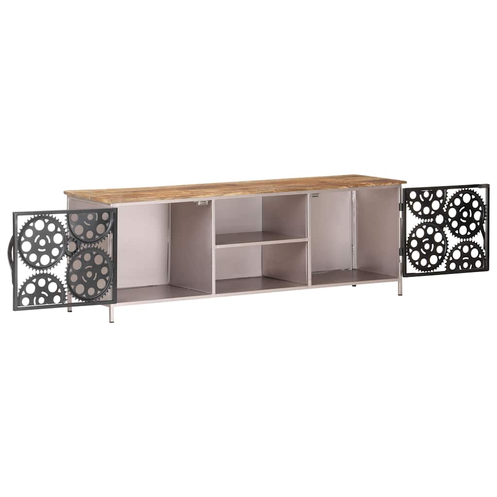 Vidaxl tv-meubel 120x30x40 cm ruw mangohout