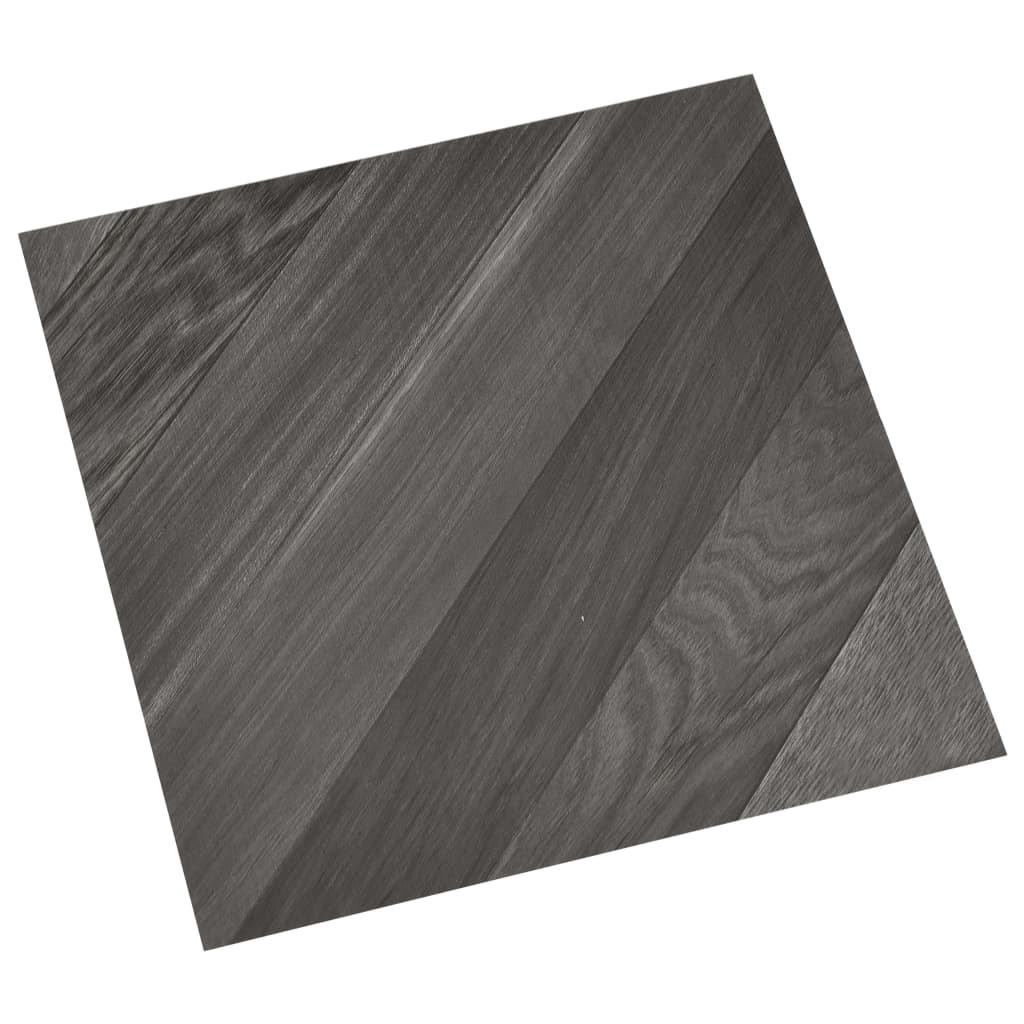 Vidaxl Bodendielen selbstklebend 55 Stk. 5,11 m² PVC gestreift grau
