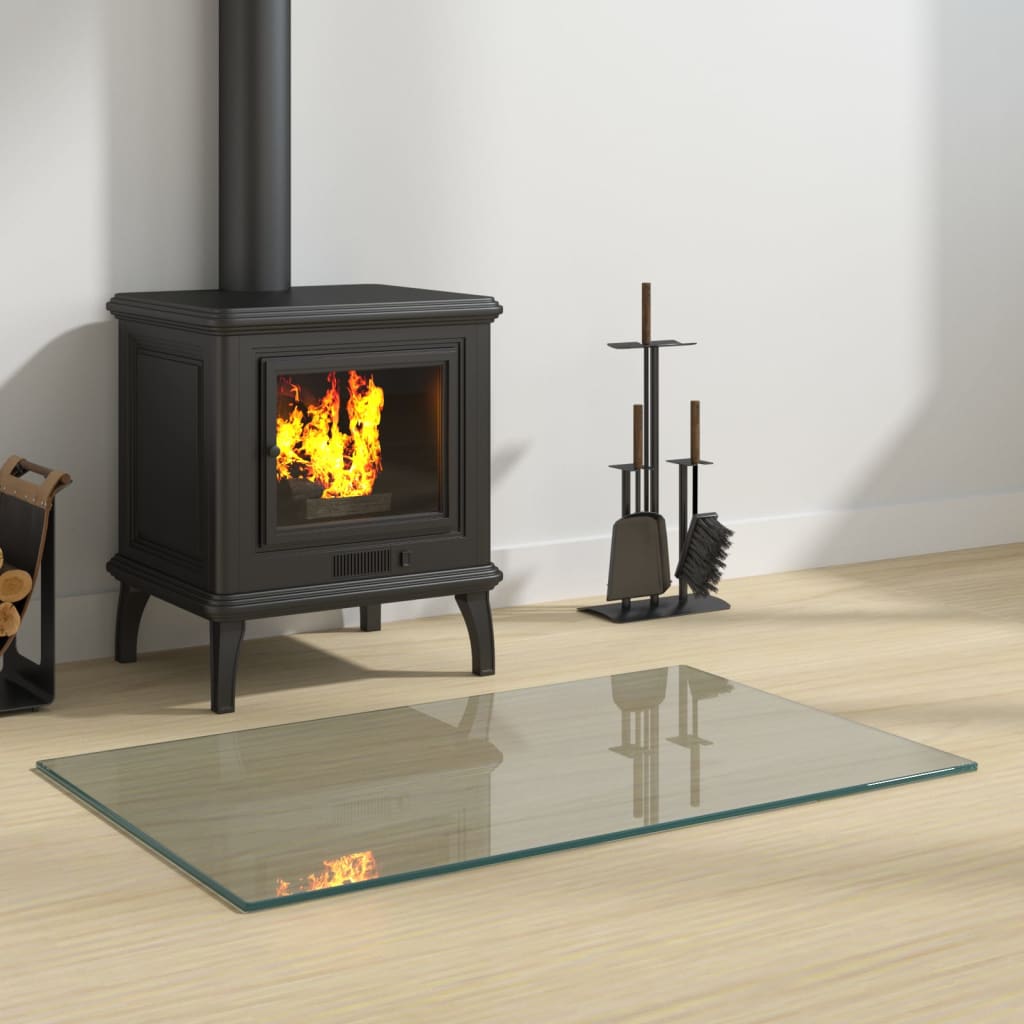 Vidaxx Glasplattenkamin rechteckig 80x50 cm