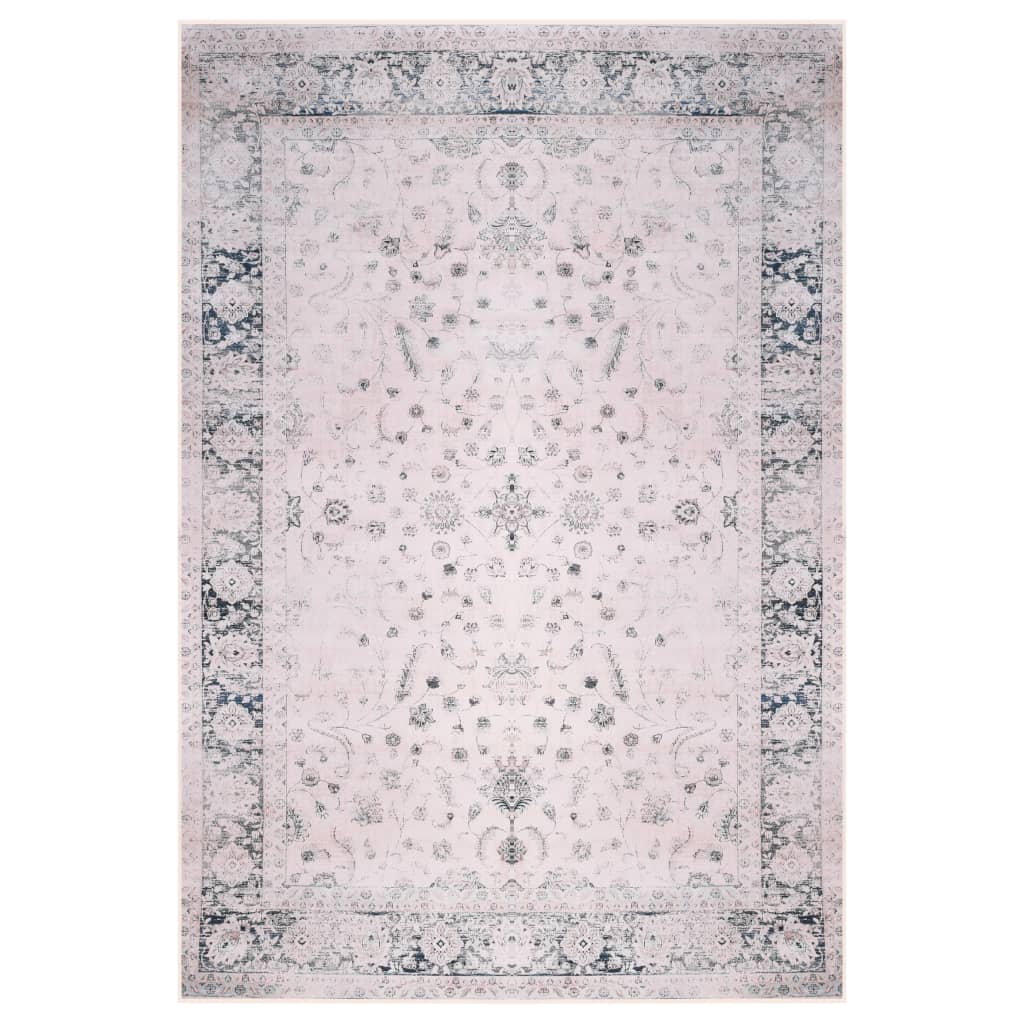 VidaXL Teppich mit Aufdruck 120x160 cm Stoff mehrfarbig