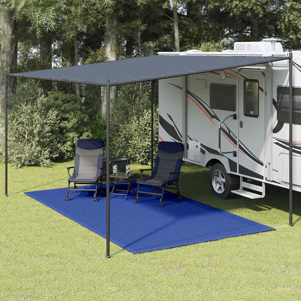 Vidaxl Zelt Teppich 250x450 cm Blau