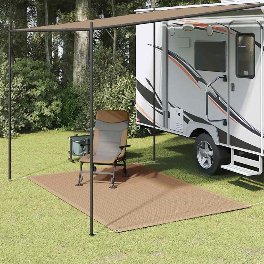 Vidaxl Zelt Teppich 250x200 cm Taupe