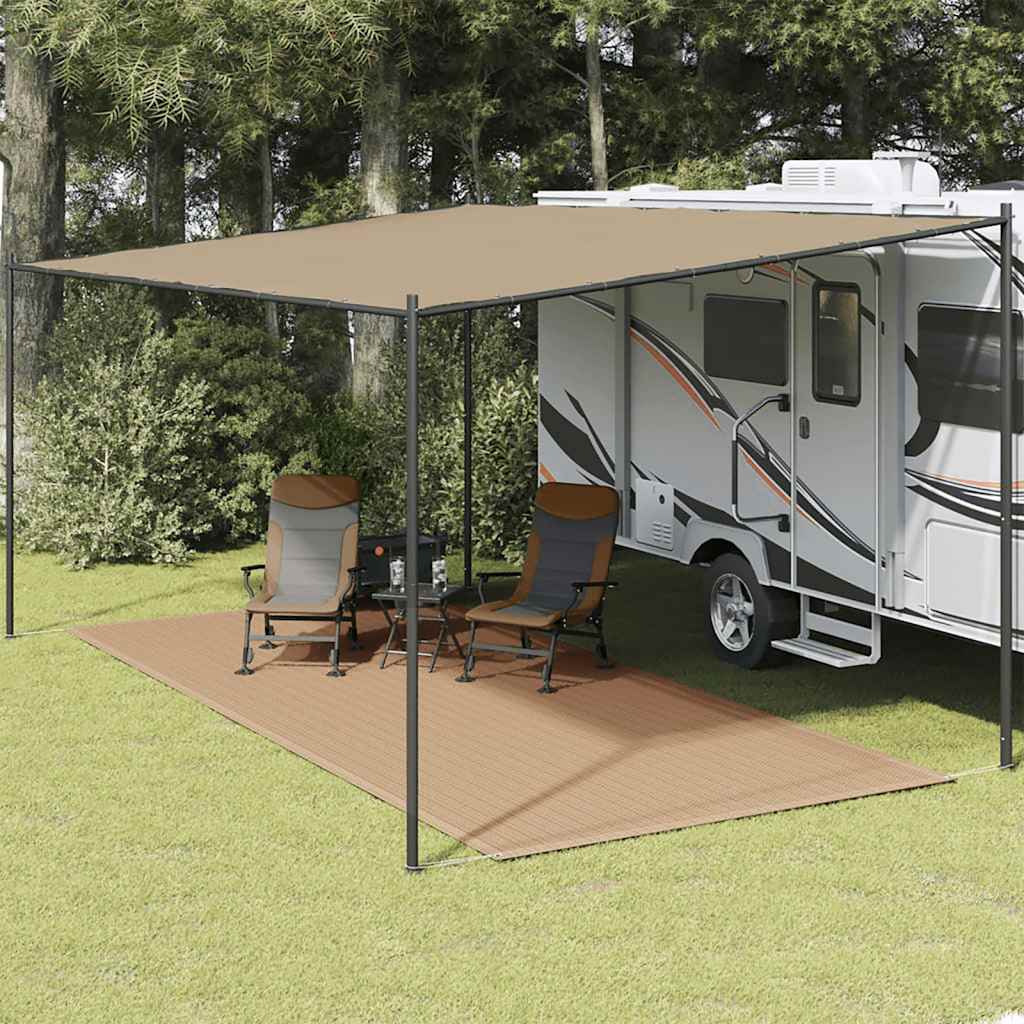 Vidaxl Zelt Teppich 250x600 cm Taupe