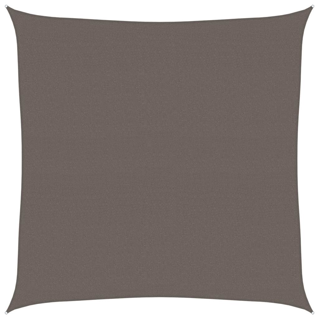 Vidaxl zonnezeil 160 g m² 4,5x4,5 m hdpe antracietkleurig
