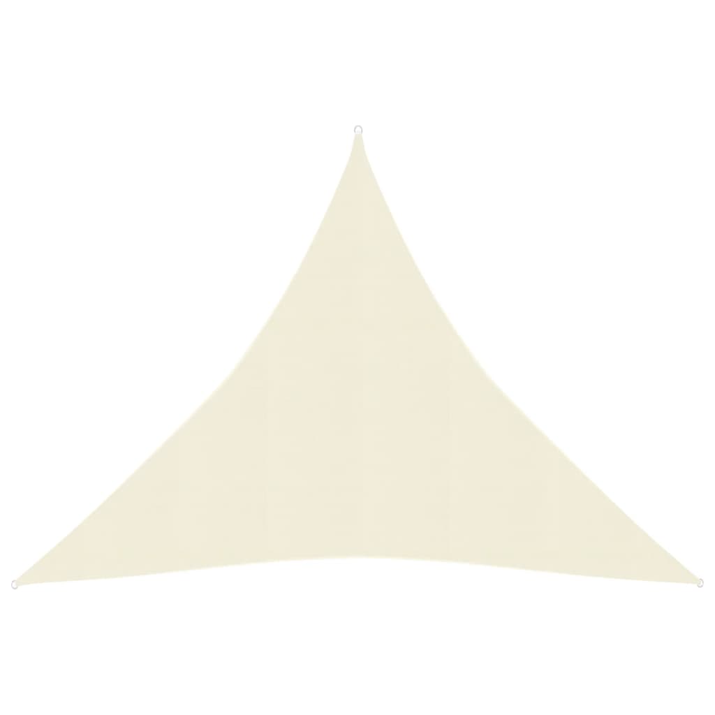 Vidaxl Zonnezeil 160 g m² 6x6x6 M HDPE Cream -Colored