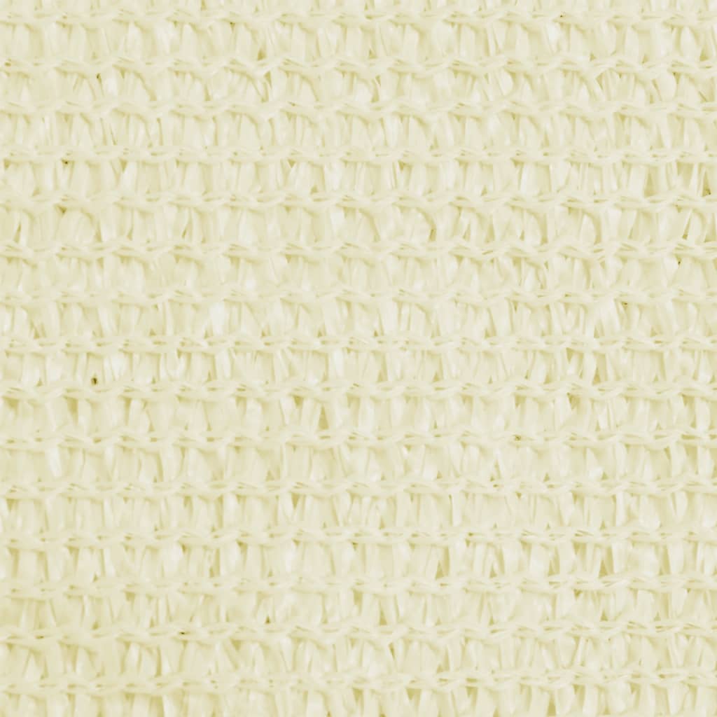 Vidaxl Zonnezeil 160 g m² 6x6x6 M HDPE Cream -Colored