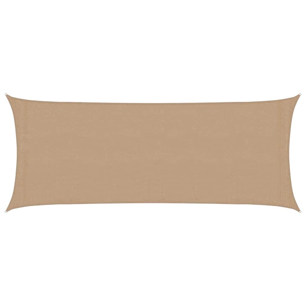 Vidaxl Zonnezeil 160 g m² 2x5 M HDPE Taupe