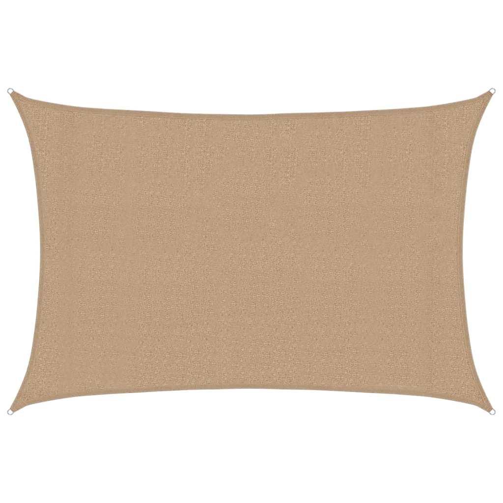 Vidaxx Sonnensegel 160 g m² 3x4 m HDPE Taupe