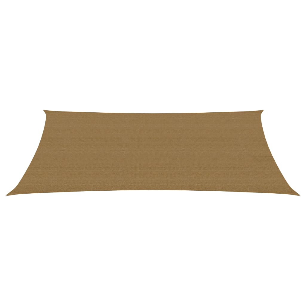Vidaxl Zonnezeil 160 g m² 4x6 M HDPE Taupe
