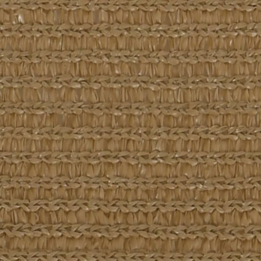 Vidaxl Zonnezeil 160 g m² 4x6 M HDPE Taupe