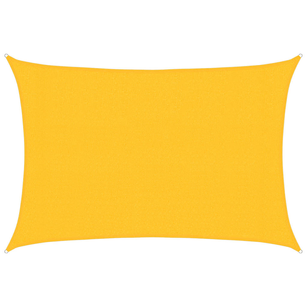 Vidaxl Zonnezeil 160 g m² 3x5 M HDPE Gelb