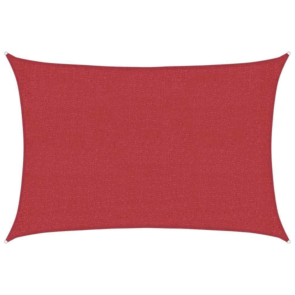 Vidaxl Zonnezeil 160 g m² 2x3 M HDPE -Rot