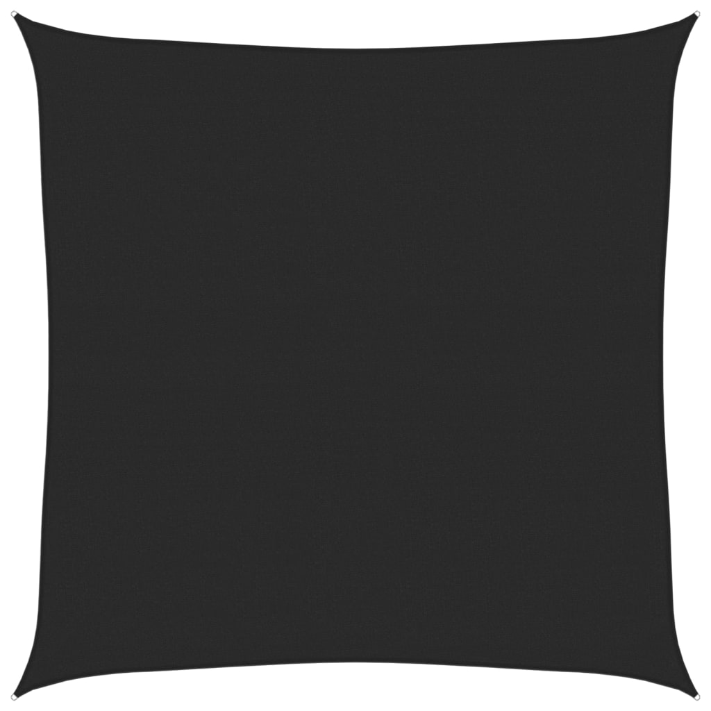 Vidaxl Zonnezeil 160 g m² 6x6 M HDPE Schwarz