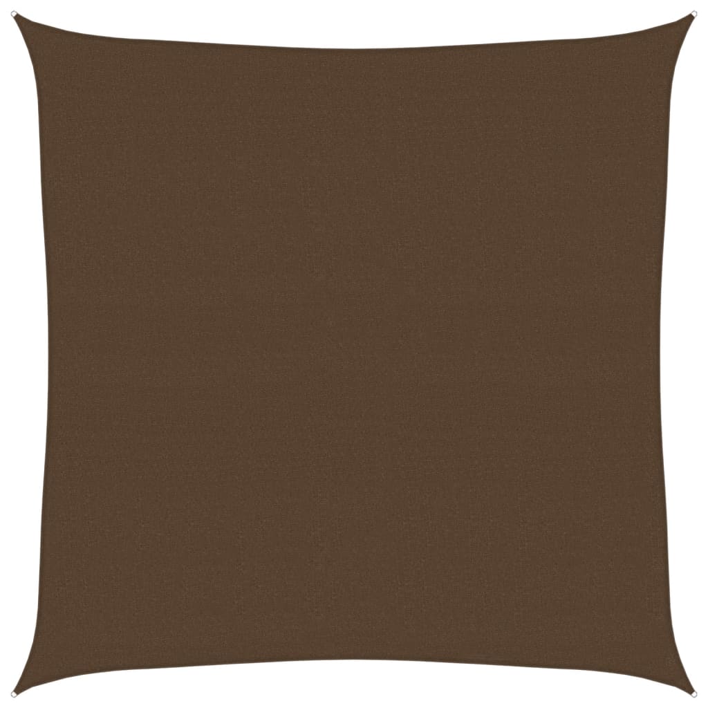 Vidaxl Zonnezeil 160 g m² 4,5 x 4,5 M HDPE -Braun