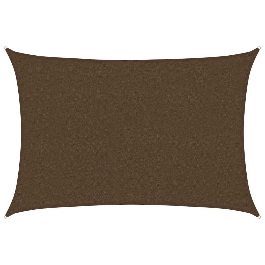 Vidaxl Zonnezeil 160 g m² 2,5 x 3,5 M HDPE -Braun