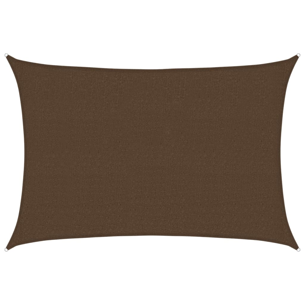 Vidaxl Zonnezeil 160 g m² 2,5 x 4 M HDPE -Braun