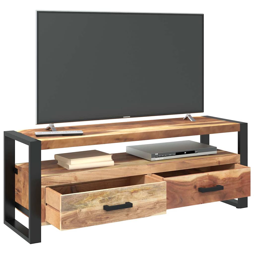 Vidaxl tv-meubel 120x35x45 cm hout met honingkleurige afwerking
