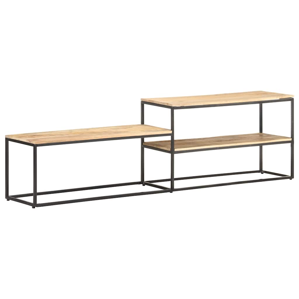 Vidaxl tv-meubel 180x30x50 cm ruw mangohout