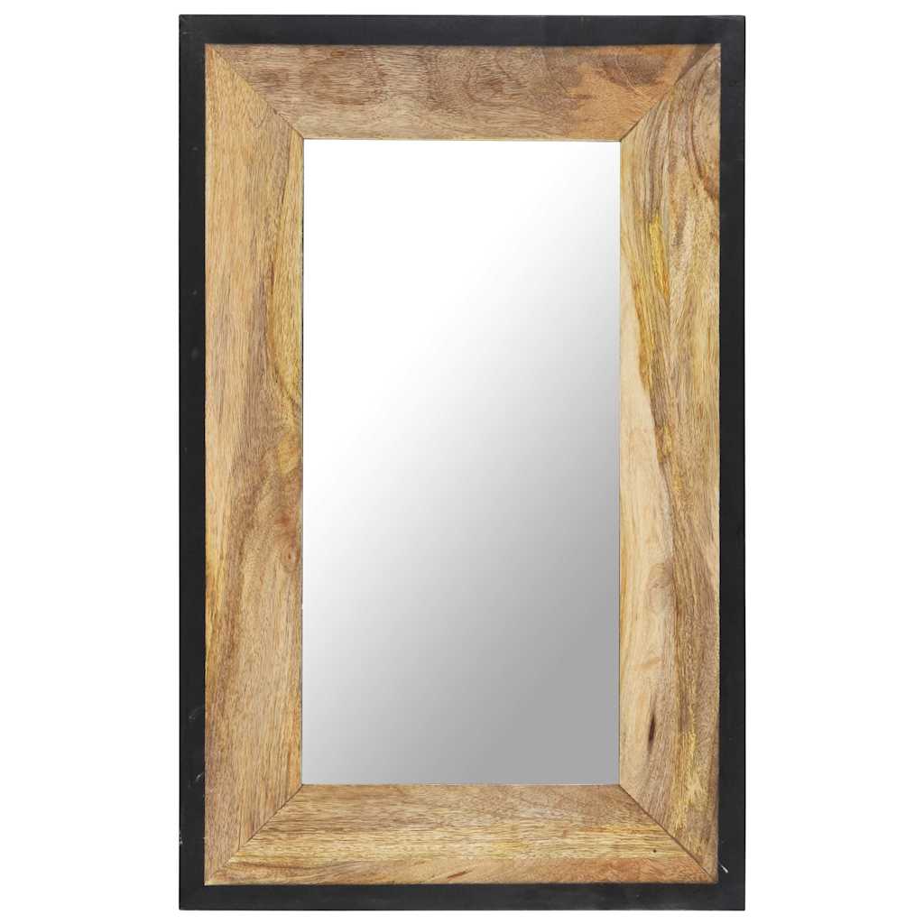 VidaXL Spiegel 80x50 cm massives Mangoholz