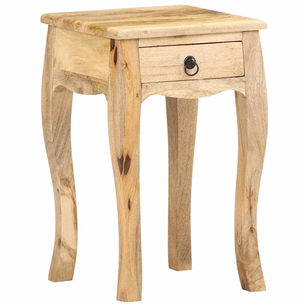 Vidaxl nachtkastje 28x28x46 cm massief mangohout