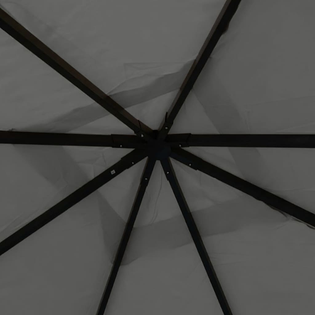 Vidaxl Arbor 180 g m² 4x4x3 m Anthrazitfarbe